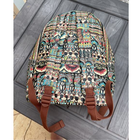 Sakroots Coated Artist Circle Bag Large Laptop Backpack - Picture 11 of 12